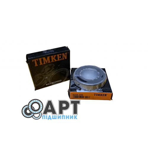 6208-2RS TIMKEN Підшипник однорядний кульковий