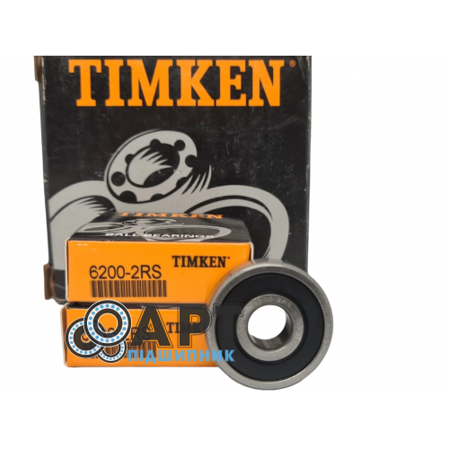 6200-2RS TIMKEN Підшипник однорядний кульковий