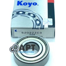6202 ZZС3 KOYO Підшипник однорядний кульковий