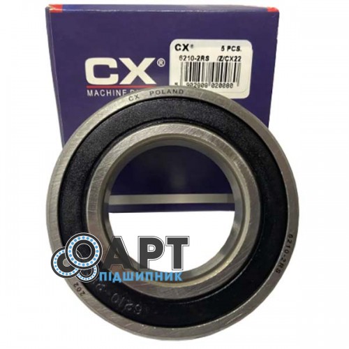 6210-2RS CX Підшипник однорядний кульковий