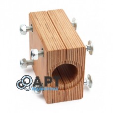 Деревянный подшипник 678522 соломотряса комбайна Claas - 61х100х124мм [TR] (678522, 000678522) (JAG)