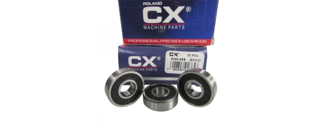 6000-2RS CX Підшипник однорядний кульковий