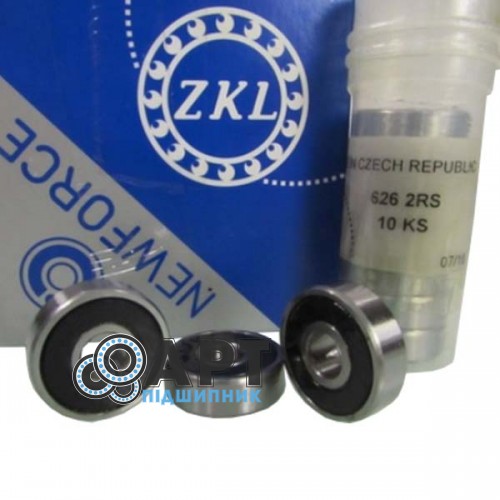 626-2RS ZKL Підшипник однорядний кульковий