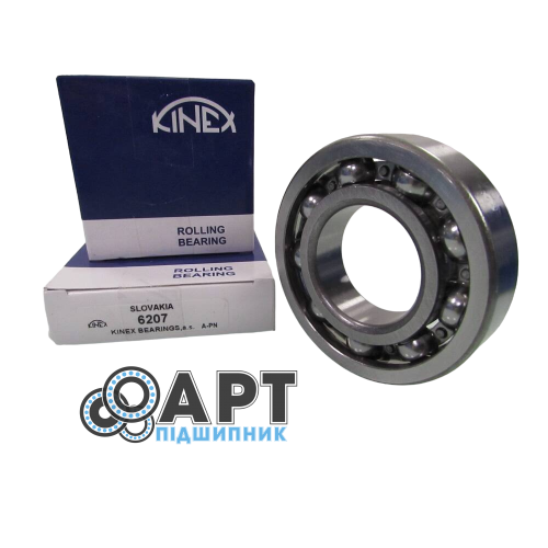 6207 KINEX Підшипник однорядний кульковий
