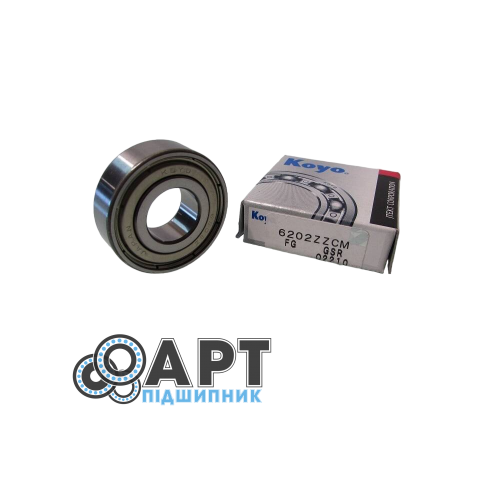 6202 ZZ KOYO Підшипник однорядний кульковий
