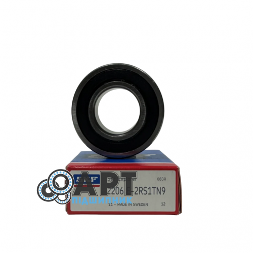 2206 E-2RS1TN9 SKF Підшипник дворядний кульковий