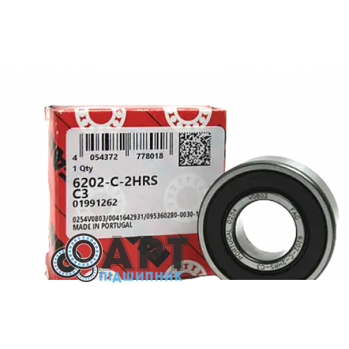 6202-С-2HRS FAG Підшипник однорядний кульковий