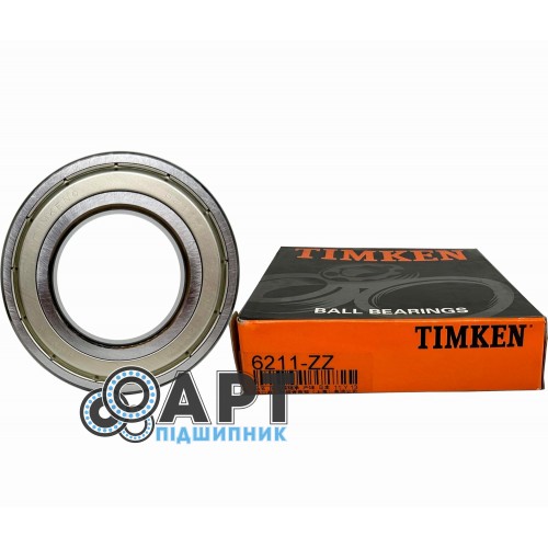 6211 ZZ TIMKEN Підшипник однорядний кульковий