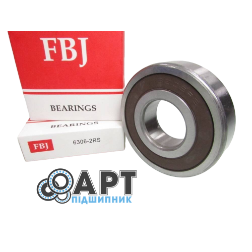 6306-2RS FBJ Підшипник однорядний кульковий