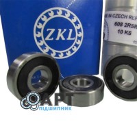 608-2RS ZKL Підшипник однорядний кульковий