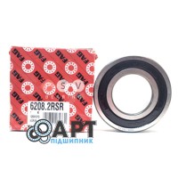 6208 2RS FAG (Без УП) Підшипник однорядний кульковий
