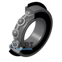 6306.NR SNR Підшипник однорядний кульковий з канівкою та стопорним кільцем