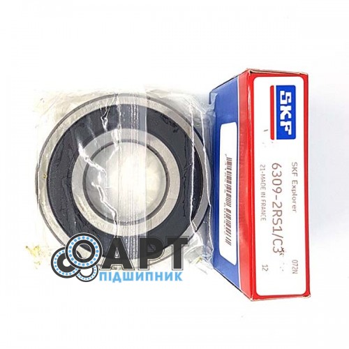 6309-2RS1 / C3 SKF Підшипник однорядний кульковий