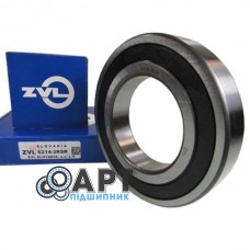 6214-2RS ZVL Підшипник однорядний кульковий