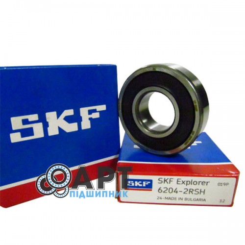 6204-2RSH SKF Підшипник однорядний кульковий