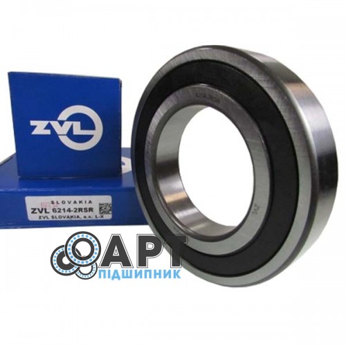 6214-2RS ZVL Підшипник однорядний кульковий