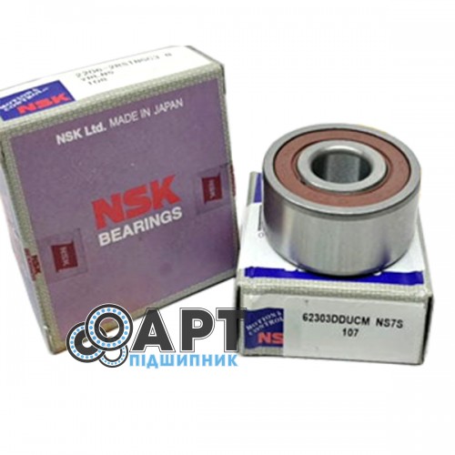 62303 DDUCM NSK PJ Підшипник однорядний кульковий