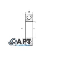7010ACM Кит Підшипник однорядний кульковий