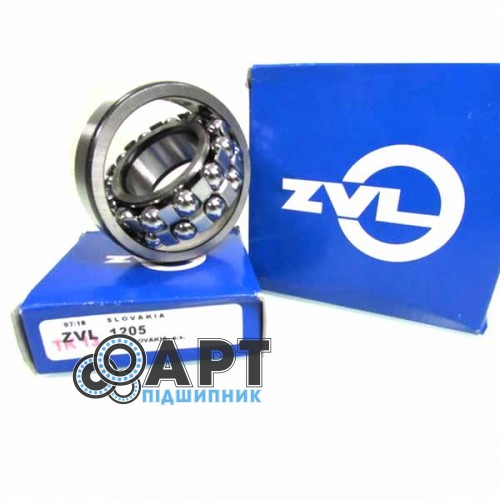 1205 ZVL Підшипник дворядний кульковий
