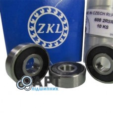 608-2RS ZKL Підшипник однорядний кульковий