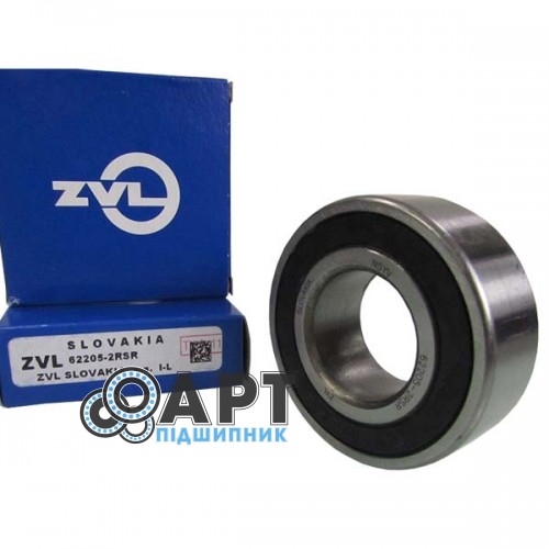62205-2RS ZVL Підшипник однорядний кульковий