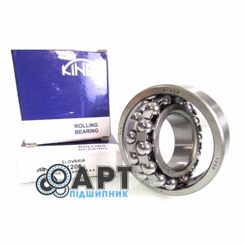 1206 KINEX Підшипник дворядний кульковий
