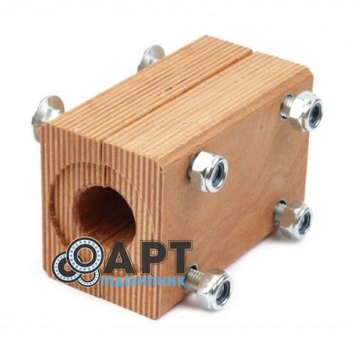 618186 Дерев'яний підшипник соломотряса комбайна Claas - 71х80х124мм (JAG)