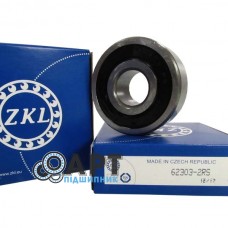 62303-2RS ZKL Подшипник однорядный шариковый
