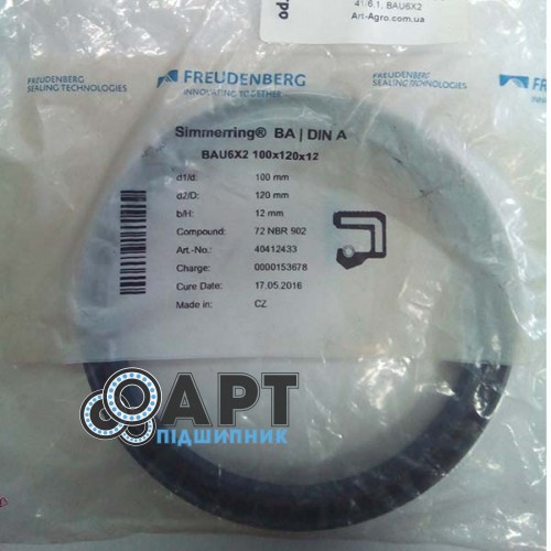 BAU6X2 Сальник 100x120x12 FREUDENBERG