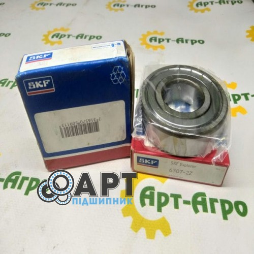 6307-2Z SKF Підшипник однорядний кульковий