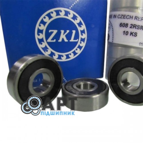 608-2RS ZKL Підшипник однорядний кульковий