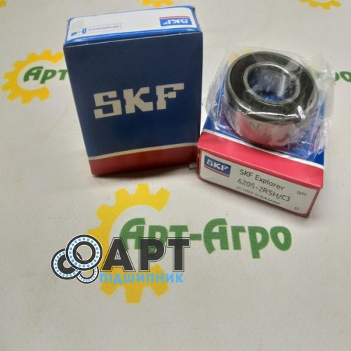 6205-2RSH / C3 SKF Підшипник однорядний кульковий