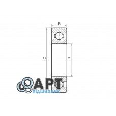 6307 TIMKEN Підшипник однорядний кульковий
