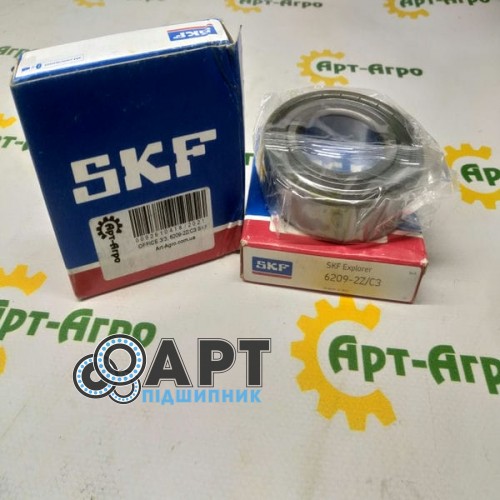 6209-2RS TIMKEN (Без УП) Підшипник однорядний кульковий