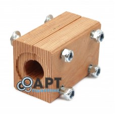 618186 Дерев'яний підшипник соломотряса комбайна Claas - 71х80х124мм (JAG)