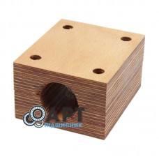 Дерев'яний підшипник соломотряса комбайна Massey Ferguson - 98х83х53мм