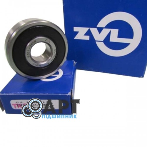 6301-2RS ZVL Підшипник однорядний кульковий