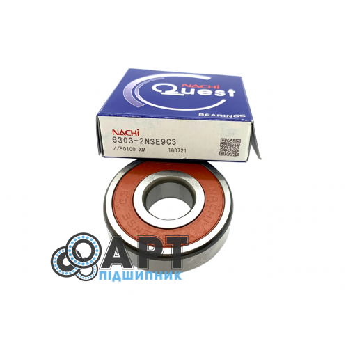 6306-2NSE9 C3 NACHI Підшипник однорядний кульковий