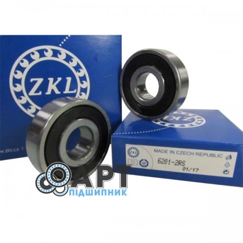 6201-2RS ZKL Підшипник однорядний кульковий