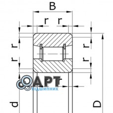102209КМ ГОСТ Підшипник однорядний роликовий