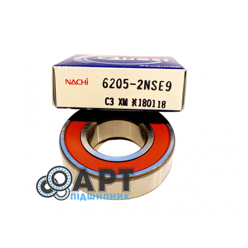 6205-2NSE9C3 NACHI Підшипник однорядний кульковий