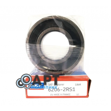 6206-2RS1 SKF Підшипник однорядний кульковий