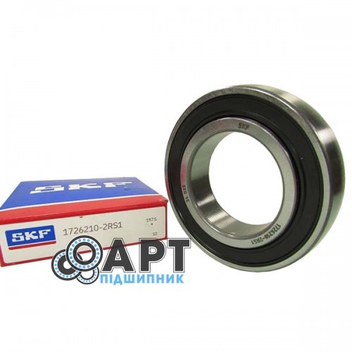 1726210-2RS1 SKF Підшипник однорядний кульковий (сфера)