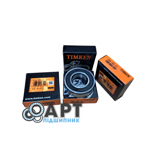 6206-2RS-C3 PJ TIMKEN Підшипник однорядний кульковий