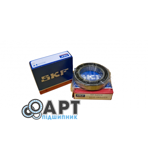 6010-2RS/C3 SKF Підшипник кульковий однорядний