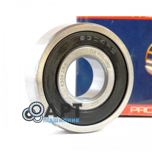 6304-2RS CX Підшипник однорядний кульковий