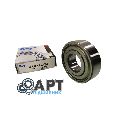 6203 ZZ KOYO Підшипник однорядний кульковий