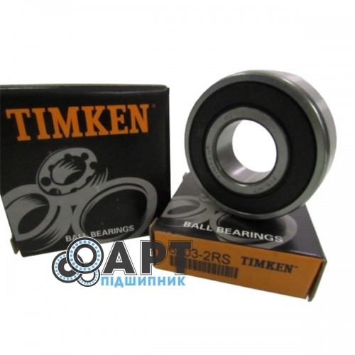 6203-2RS TIMKEN Підшипник однорядний кульковий