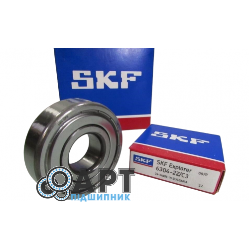 6304.ZZ SNR Підшипник однорядний кульковий