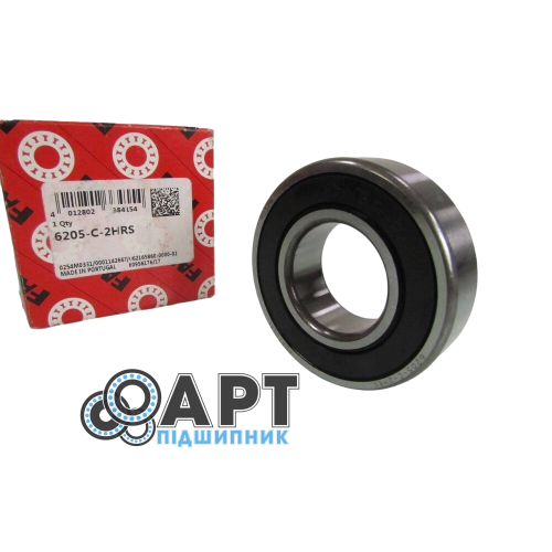 6205-2RSR C3 FAG Підшипник однорядний кульковий